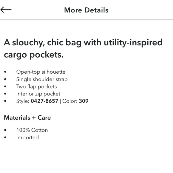 AE Slouchy Cargo-Pocket Bag - Picture 3 of 3